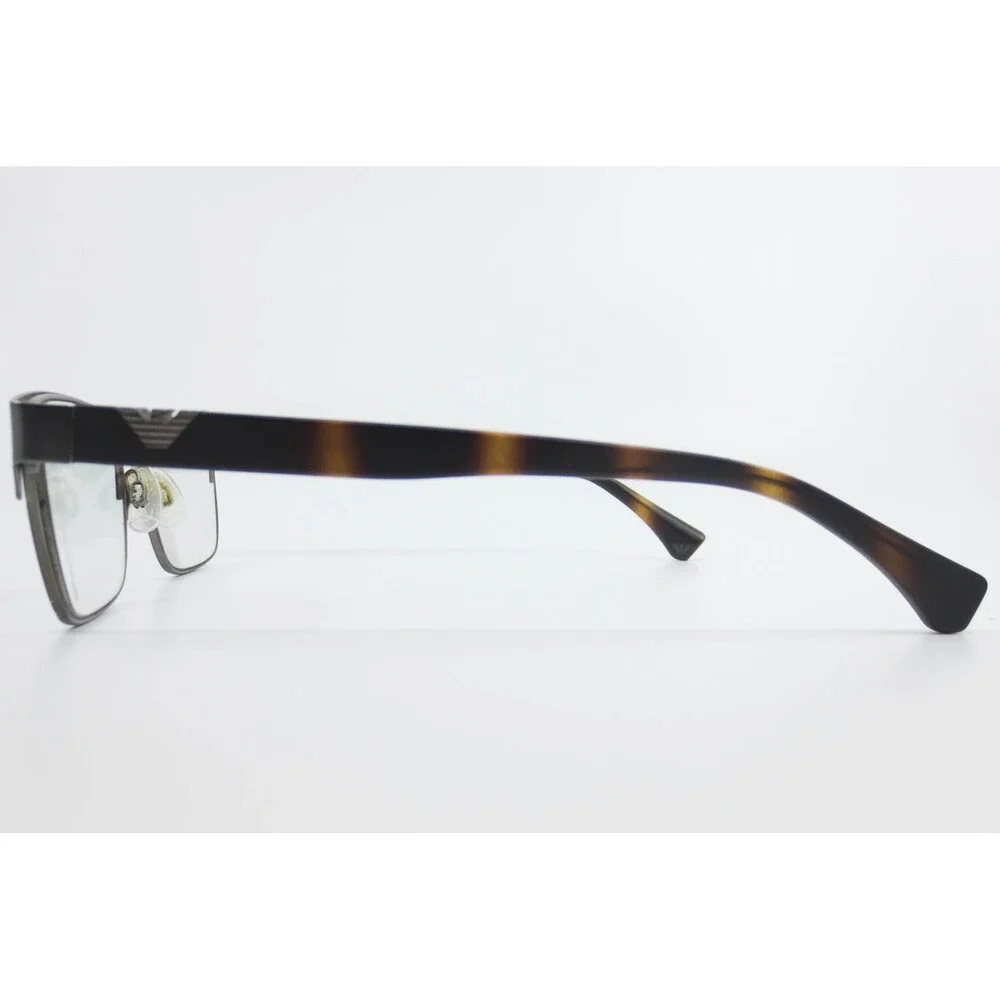 Emporio Armani EA 1027 3003 Mens Rectangular Brown Tortoise Eyeglasses 55-18-140